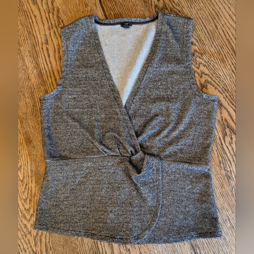 J Crew Boucle Sleeveless Top